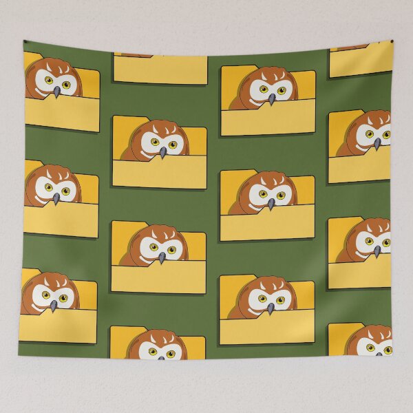 Item preview, Owl in a Folder Icon designed and sold by Fun Funky Designs.