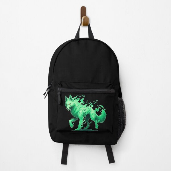 Item preview, Halloween Green Ghost Wolf designed and sold by TomFrontierArt.