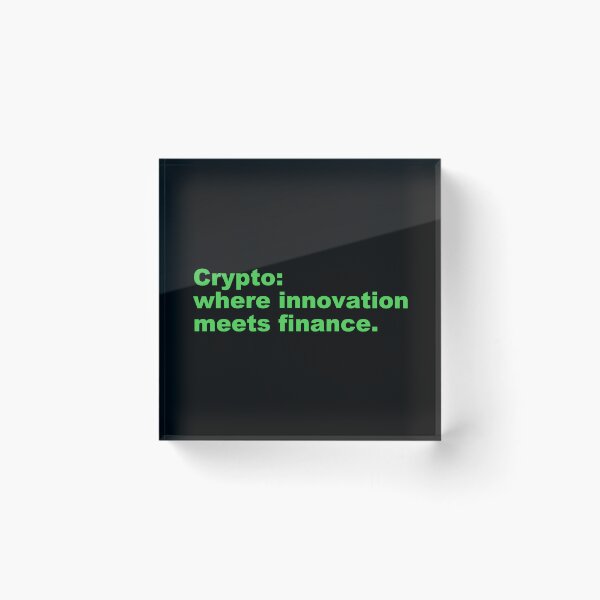 Item preview, Crypto: where innovation meets finance. designed and sold by zzz888.