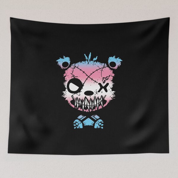 Item preview, Goth Trans Bear Pride Flag, Transgender Goth Design  designed and sold by Travelslightly.