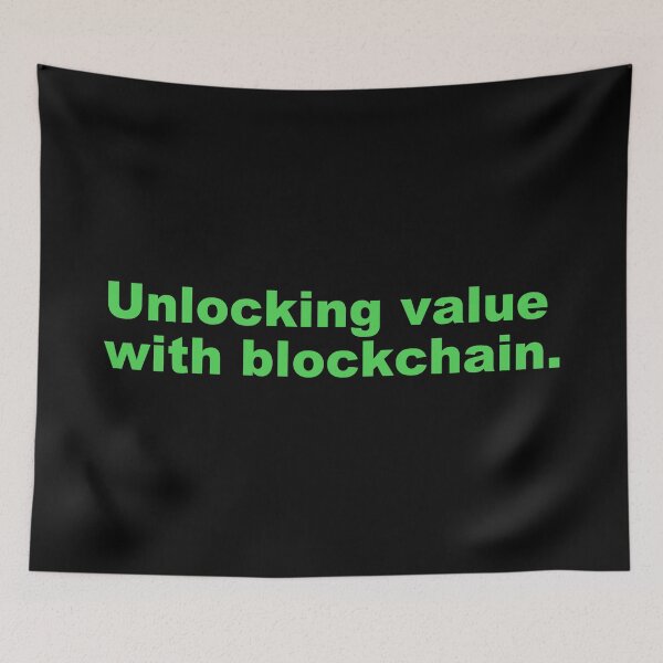 Item preview, Unlocking value with blockchain. designed and sold by zzz888.
