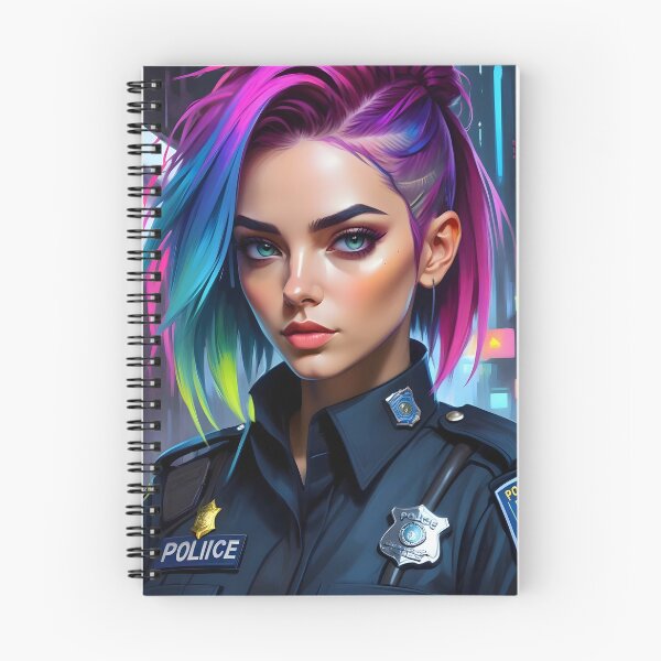 Item preview, Cyberpunk Female Police Officer designed and sold by papi1998.