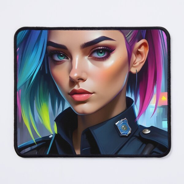 Item preview, Cyberpunk Female Police Officer designed and sold by papi1998.