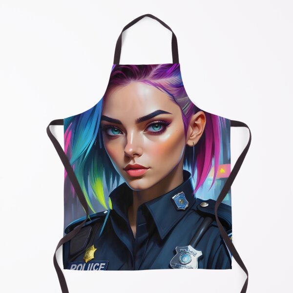 Item preview, Cyberpunk Female Police Officer designed and sold by papi1998.