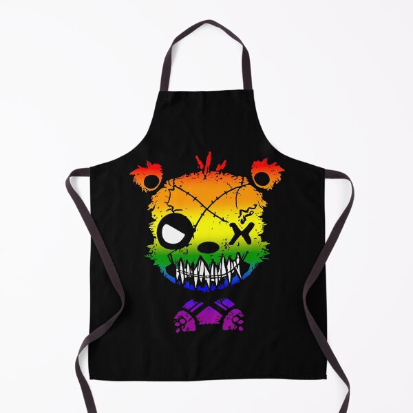 Item preview, Goth LGBTQ Rainbow Bear Pride Flag, Rainbow Goth Design  designed and sold by Travelslightly.