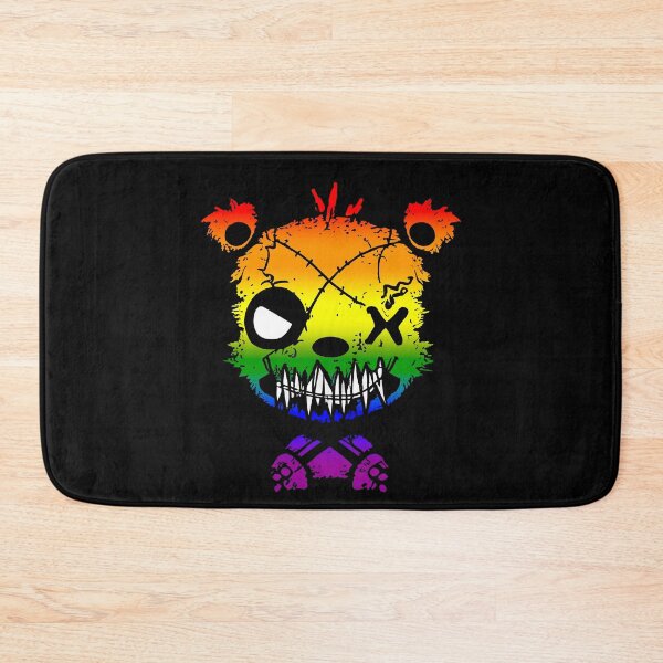 Item preview, Goth LGBTQ Rainbow Bear Pride Flag, Rainbow Goth Design  designed and sold by Travelslightly.
