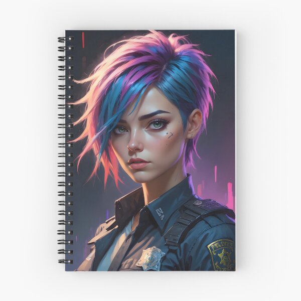 Item preview, Cyberpunk Female Police Officer designed and sold by papi1998.