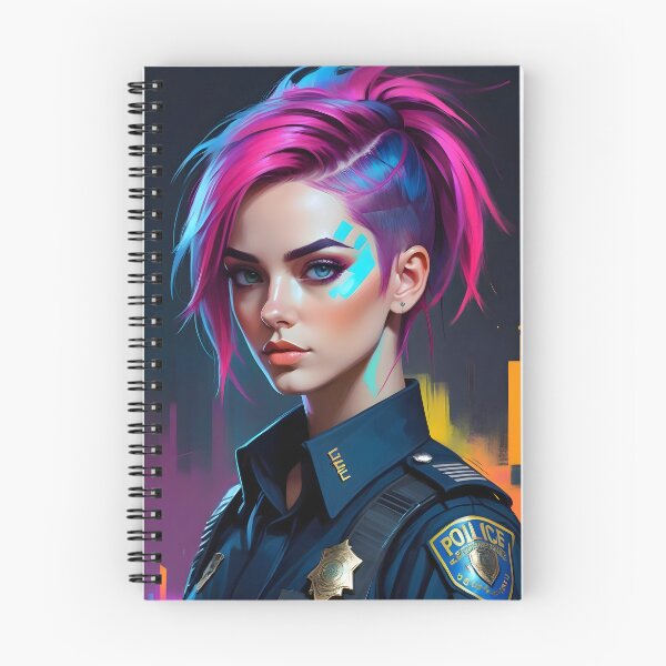 Item preview, Cyberpunk Female Police Officer designed and sold by papi1998.