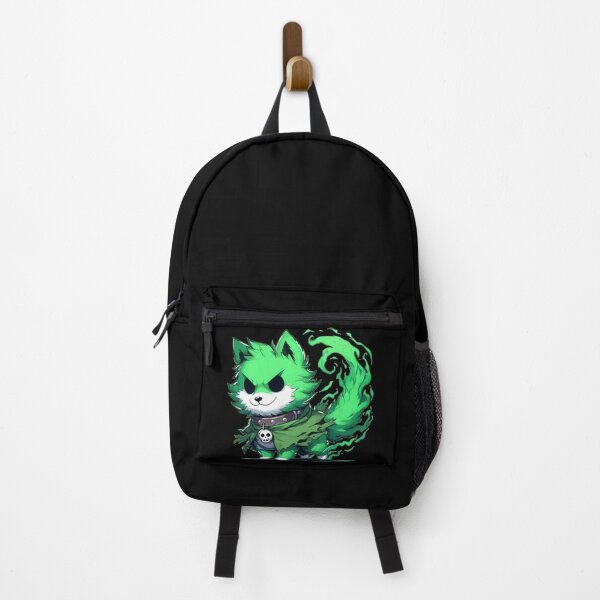 Item preview, Kawaii Halloween Green Ghost Wolf designed and sold by TomFrontierArt.