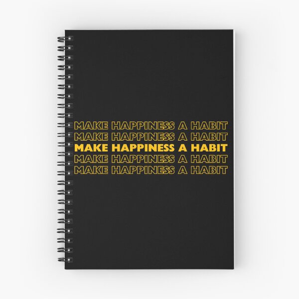 Item preview, Daily Mantra - Make Happiness a Habit designed and sold by Flying Alligator.