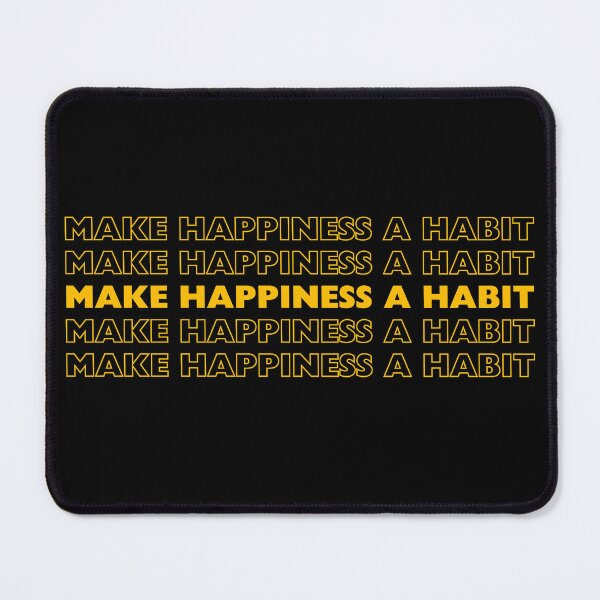 Item preview, Daily Mantra - Make Happiness a Habit designed and sold by Flying Alligator.