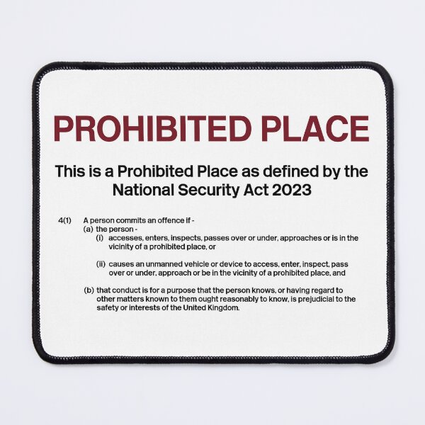 Item preview, Prohibited Place designed and sold by Alice Caldwell-Kelly.