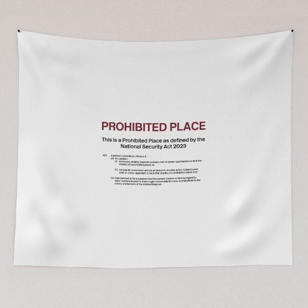 Item preview, Prohibited Place designed and sold by Alice Caldwell-Kelly.