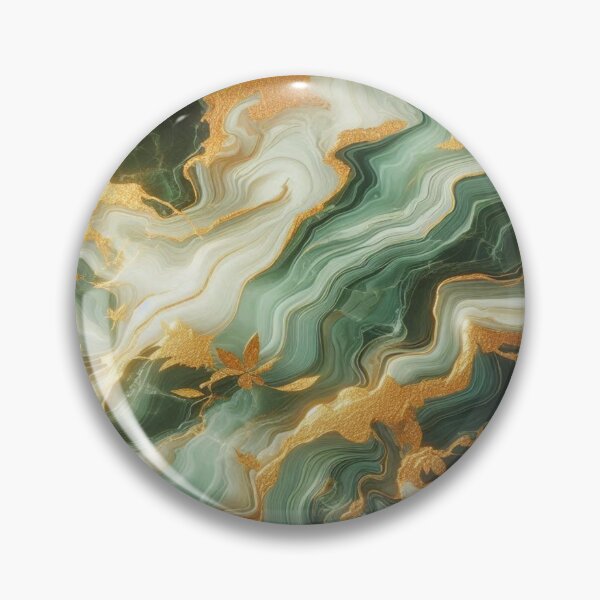 Item preview, Elegance in green: Realistic marble with golden accents – A digital masterpiece designed and sold by FotoworldEdel.
