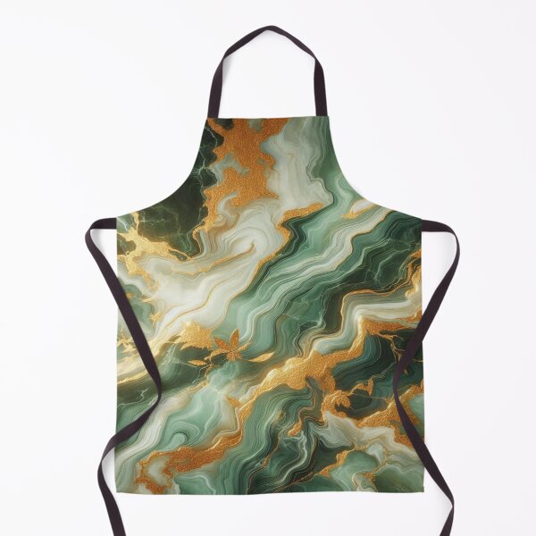 Item preview, Elegance in green: Realistic marble with golden accents – A digital masterpiece designed and sold by FotoworldEdel.