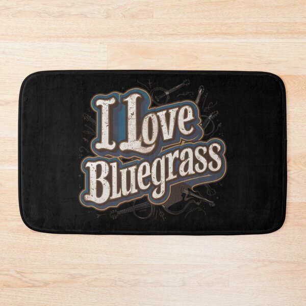 Item preview, I LOVE BLUEGRASS music cool retro western style design designed and sold by Jt41.