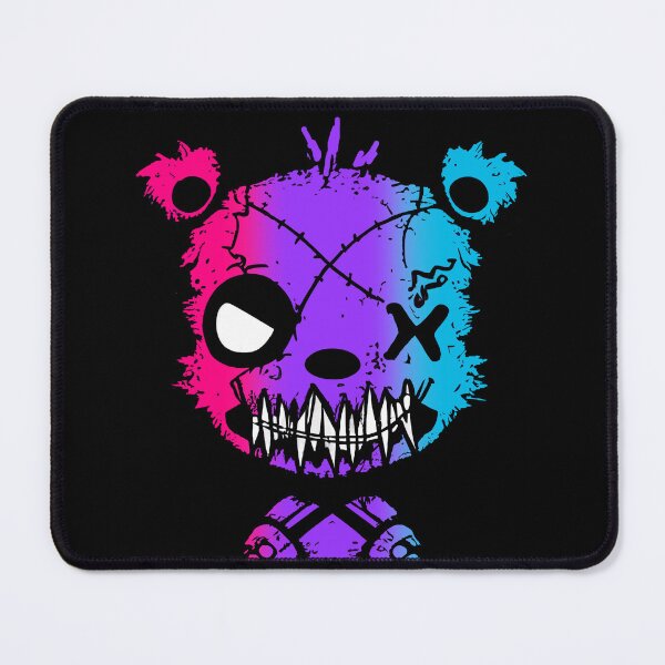 Item preview, Goth Androgynous Bear Pride Flag, Androgynous Goth Design designed and sold by Travelslightly.
