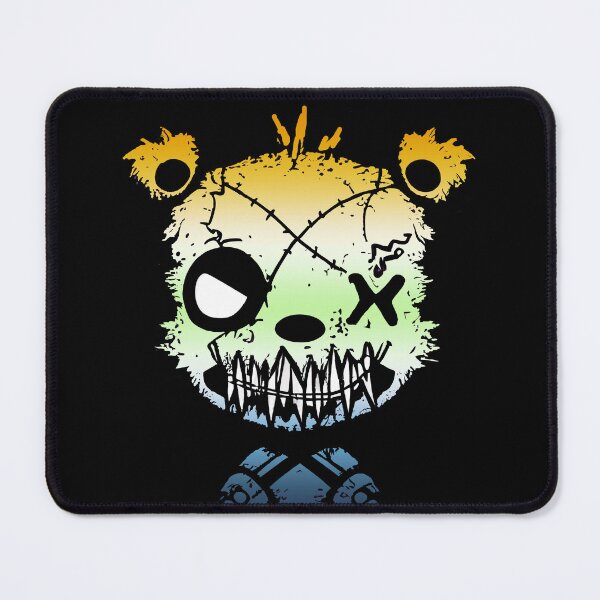 Item preview, Goth AroAce Agender Bear Pride Flag, AroAce Agender Goth Design  designed and sold by Travelslightly.