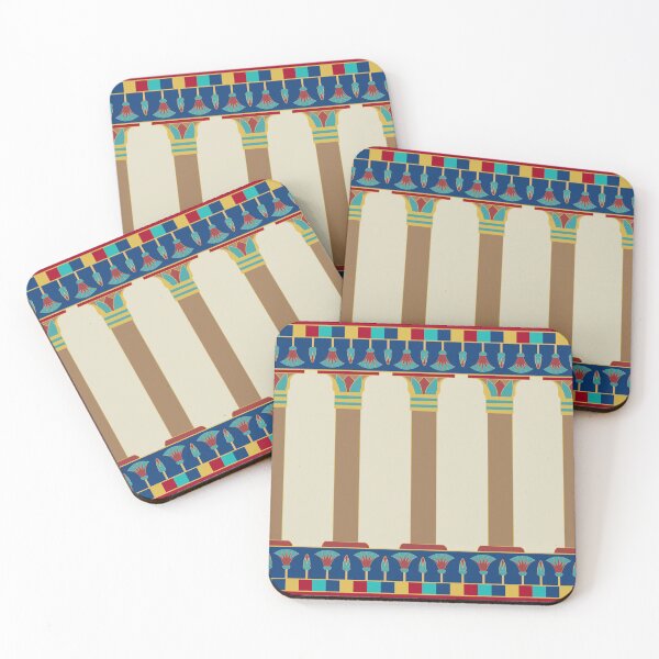 Item preview,  Columns of Ancient Egypt - Colored with ancient Egyptian Color palettes designed and sold by mohamedeldin.