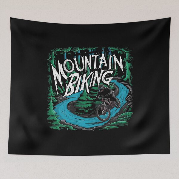 Item preview, MOUNTAIN BIKING cool extreme sports cycling design designed and sold by Jt41.