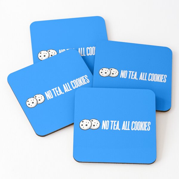 Item preview, no tea, all cookies | software stickers | corpo stickers | tech stickers designed and sold by PoshPixel.