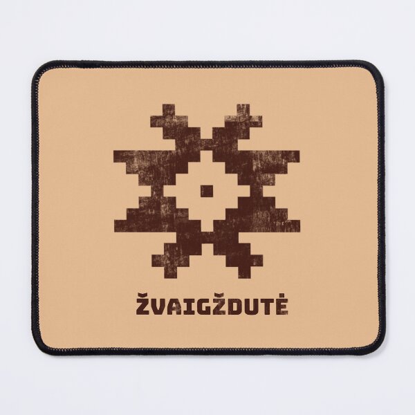 Item preview, Žvaigždutė Pixelate Star Sign Lithuanian Symbol Retro Grunge designed and sold by Lelijo.