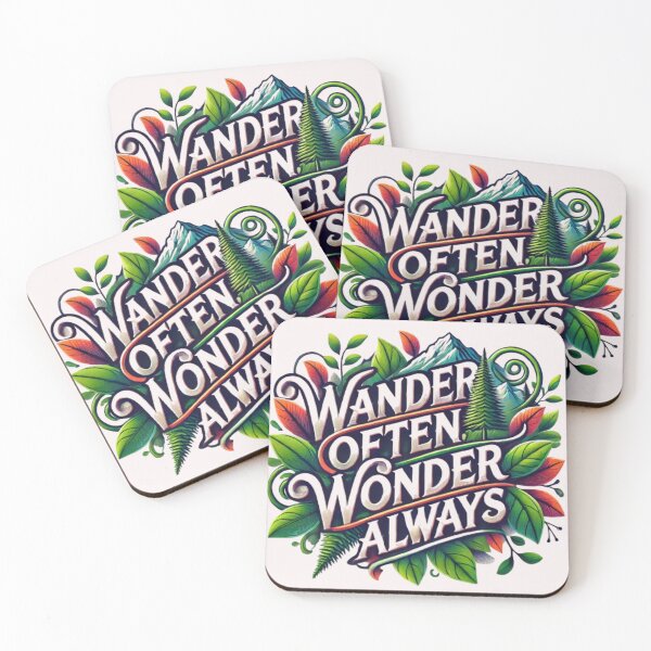 Item preview, Wander Often, Wonder Always designed and sold by WildVista.