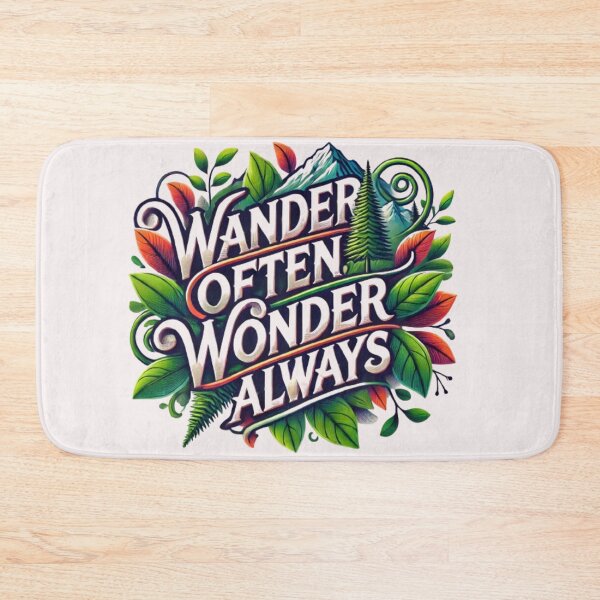 Item preview, Wander Often, Wonder Always designed and sold by WildVista.