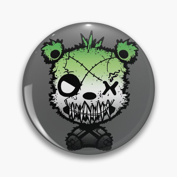 Item preview, Goth Aromantic Bear Pride Flag, Aromantic Goth Design  designed and sold by Travelslightly.