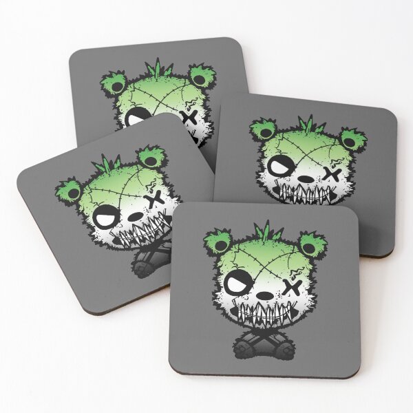 Item preview, Goth Aromantic Bear Pride Flag, Aromantic Goth Design  designed and sold by Travelslightly.