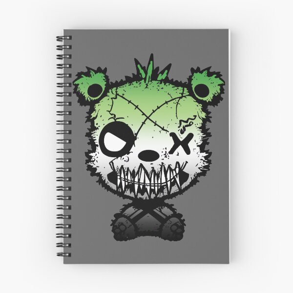 Item preview, Goth Aromantic Bear Pride Flag, Aromantic Goth Design  designed and sold by Travelslightly.
