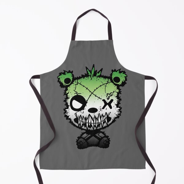 Item preview, Goth Aromantic Bear Pride Flag, Aromantic Goth Design  designed and sold by Travelslightly.