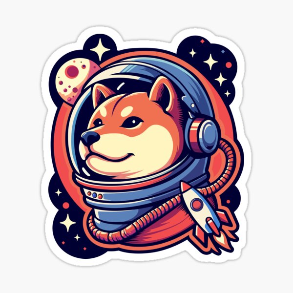 Item preview, Shiba Inu astronaut. designed and sold by alik7.