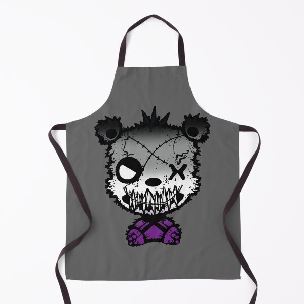 Item preview, Goth Asexual Bear Pride Flag, Asexual Goth Design designed and sold by Travelslightly.