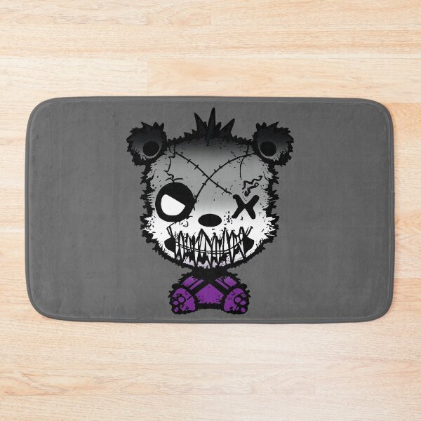 Item preview, Goth Asexual Bear Pride Flag, Asexual Goth Design  designed and sold by Travelslightly.