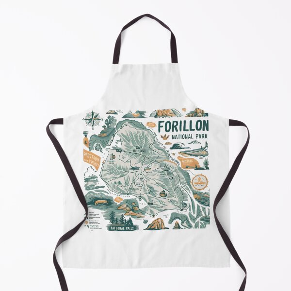 Item preview, forillon map designed and sold by mood-draftsman.