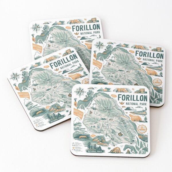 Item preview, forillon map designed and sold by mood-draftsman.