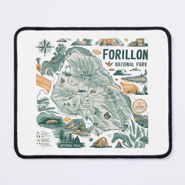 Item preview, forillon map designed and sold by mood-draftsman.