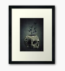 Skull Bats Framed Print