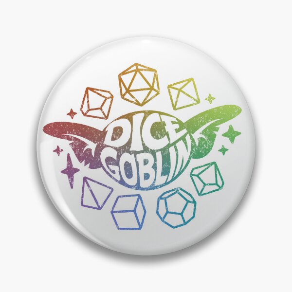 Item preview, Dice Goblin Retro Rainbow designed and sold by wolfkin-design.