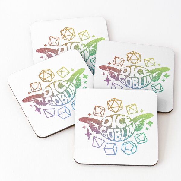 Item preview, Dice Goblin Retro Rainbow designed and sold by wolfkin-design.
