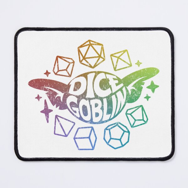 Item preview, Dice Goblin Retro Rainbow designed and sold by wolfkin-design.
