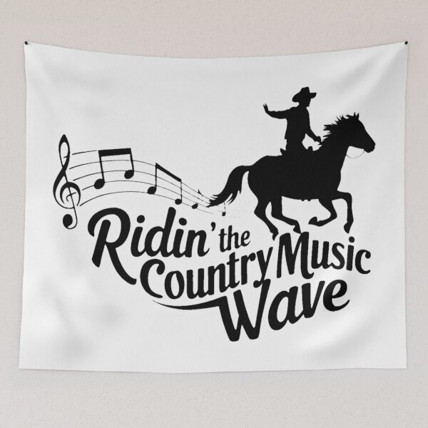 Item preview, Ridin The County Music Wave designed and sold by AlphaTeez.
