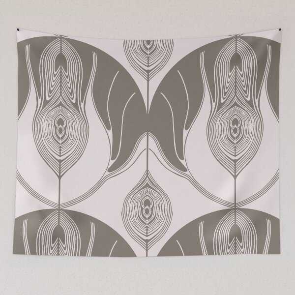 Item preview, Peacock Feather Stylization, Beige version designed and sold by Alex  Blud.