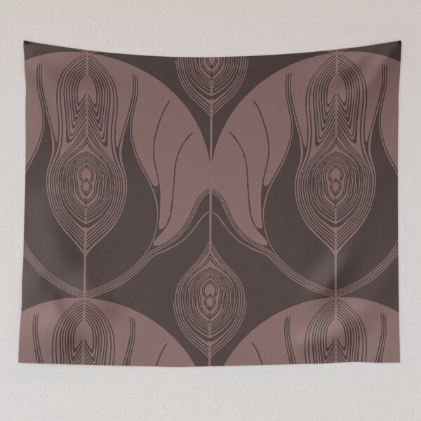 Item preview, Peacock Feather Stylization, Brown version designed and sold by Alex  Blud.