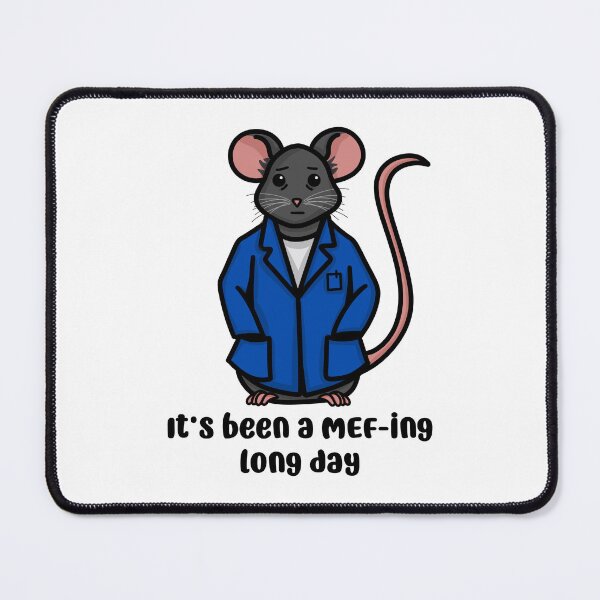 Item preview, Commissioned version of Lab Mouse Scientist is Tired of Science designed and sold by AleDeAmici.