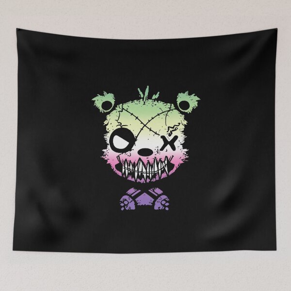 Item preview, Goth Genderfae Bear Pride Flag, Genderdoe Goth Design  designed and sold by Travelslightly.