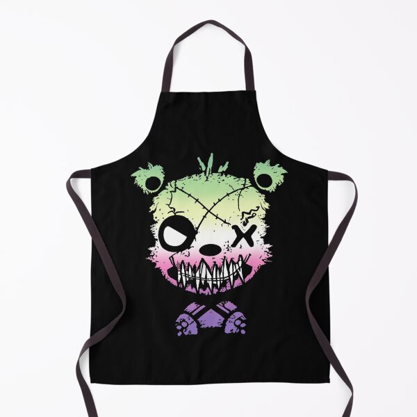 Item preview, Goth Genderfae Bear Pride Flag, Genderdoe Goth Design designed and sold by Travelslightly.