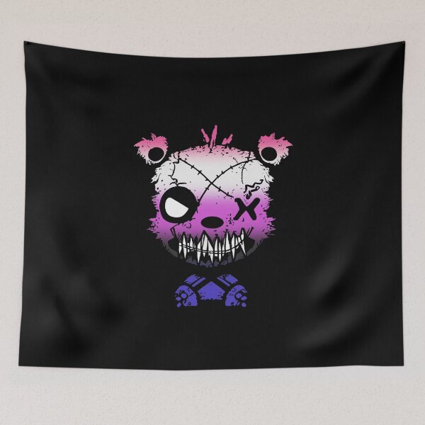 Item preview, Goth Genderfluid Bear Pride Flag, Genderfluid Goth Design  designed and sold by Travelslightly.