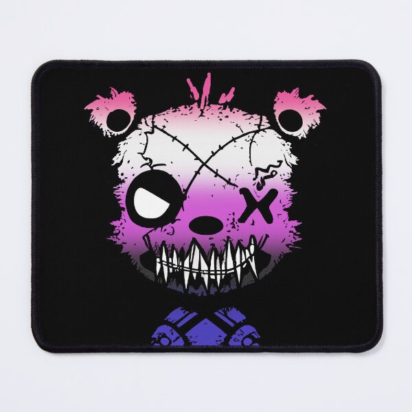 Item preview, Goth Genderfluid Bear Pride Flag, Genderfluid Goth Design designed and sold by Travelslightly.